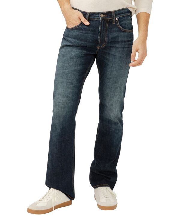 シルバー ジーンズ メンズ ボトムス デニムパンツ スリムフィット ブーツカット ブーツ Silver Jeans Co Mens Jace Slim Fit Bootcut Jeans Bronco