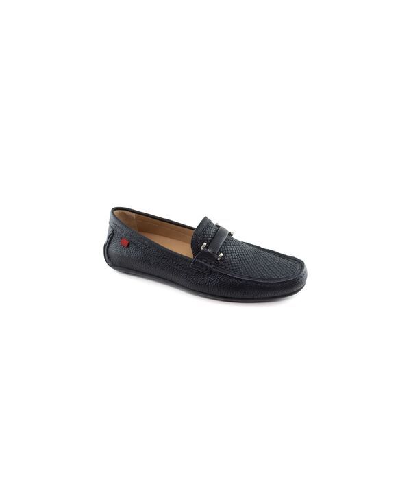 マークジョセフニューヨーク メンズ シューズ スリッポン・ローファー レザー Marc Joseph New York Mens Bryant Park Weave Leather Loafer Black grainy ブラック