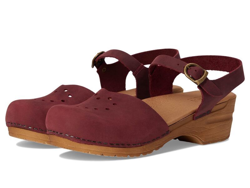サニータ レディース シューズ ブーツ・レインブーツ Sanita Heart Deep Red レッド