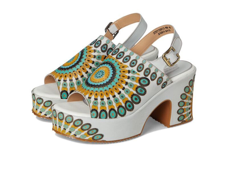 スプリングステップ レディース シューズ ヒール LArtiste by Spring Step Stevienix White Multi ホワイト