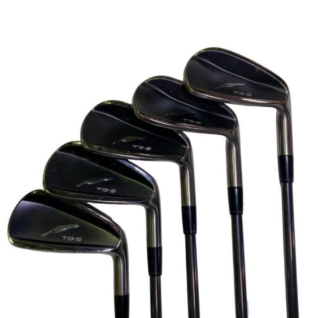 【中古】 フォーティーン TB-5 FORGED ライトブラック 5S アイアンセット IR FS-90i (フレックスS) メンズ 男性用 右利き 右用 Cランク ゴルフクラブ