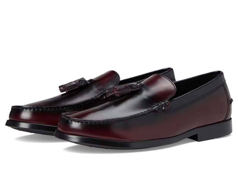 ロックポート メンズ シューズ スリッポン・ローファー Rockport Whitlaw Dark Red Leathe レッド