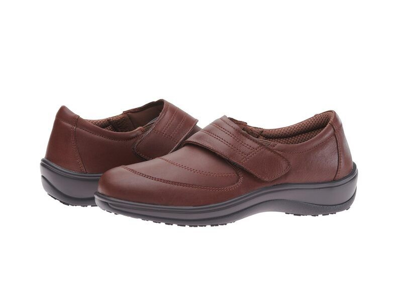 オルトフィート レディース シューズ ヒール Orthofeet Emily Brown ブラウン