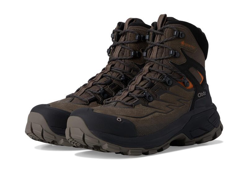 オボズ メンズ シューズ ブーツ・レインブーツ Oboz Bridger Ridge Mid GTX Classic Brown ブラウン