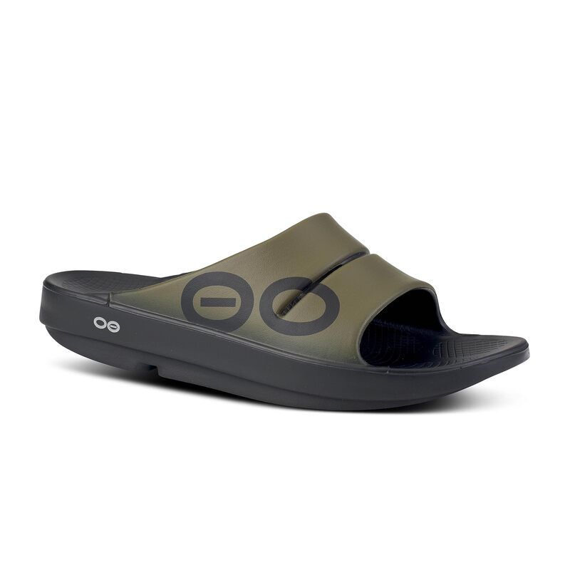 【送料無料】 オーフォス レディース サンダル シューズ OOahh Sport Sandal Tactical Green