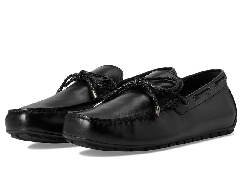 ロックポート メンズ シューズ スリッポン・ローファー Rockportaya Black Leather ブラック