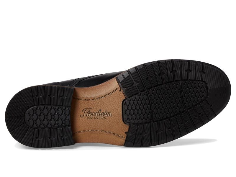 フローシャイム メンズ シューズ ブーツ・レインブーツ Florsheim Forge Plain Toe Chukka Black ブラック