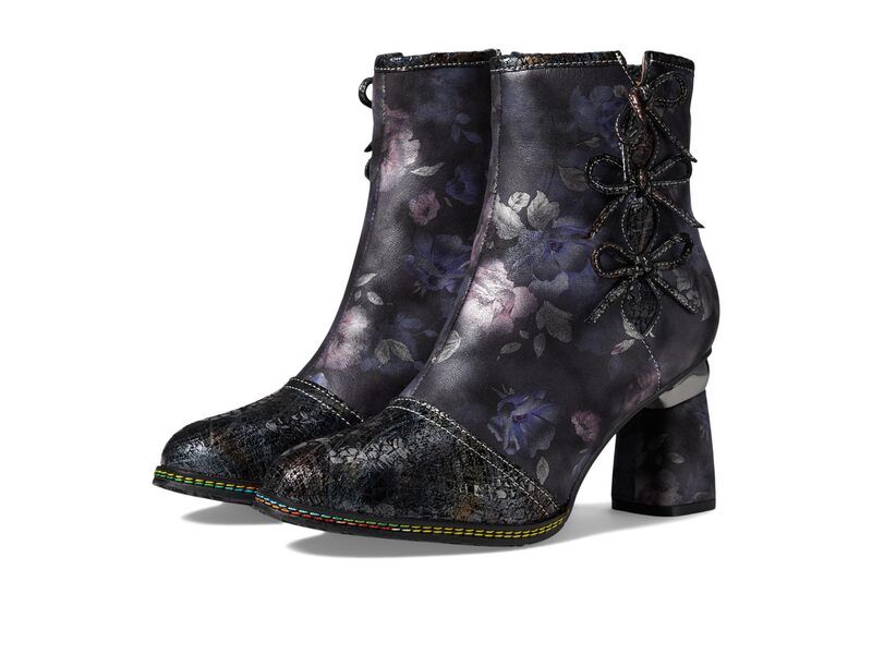 スプリングステップ レディース シューズ ブーツ・レインブーツ LArtiste by Spring Step Carre Black Multi ブラック