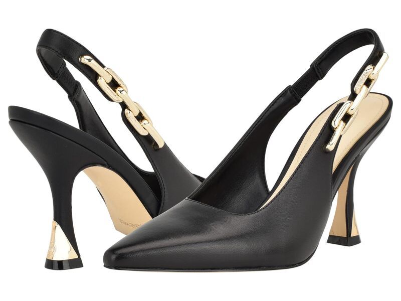 ナインウェスト レディース シューズ ヒール Nine West Veroni Black Leather ブラック