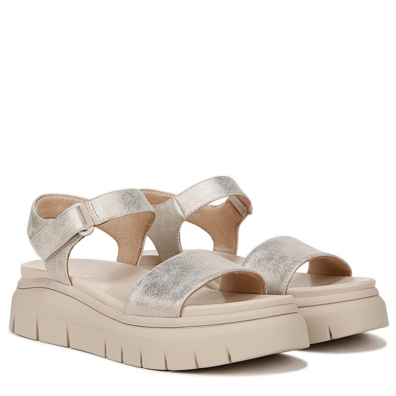 ナチュライザー レディース シューズ サンダル アンクル Naturalizer Poppi Ankle Straps Light Gold Faux ゴールド