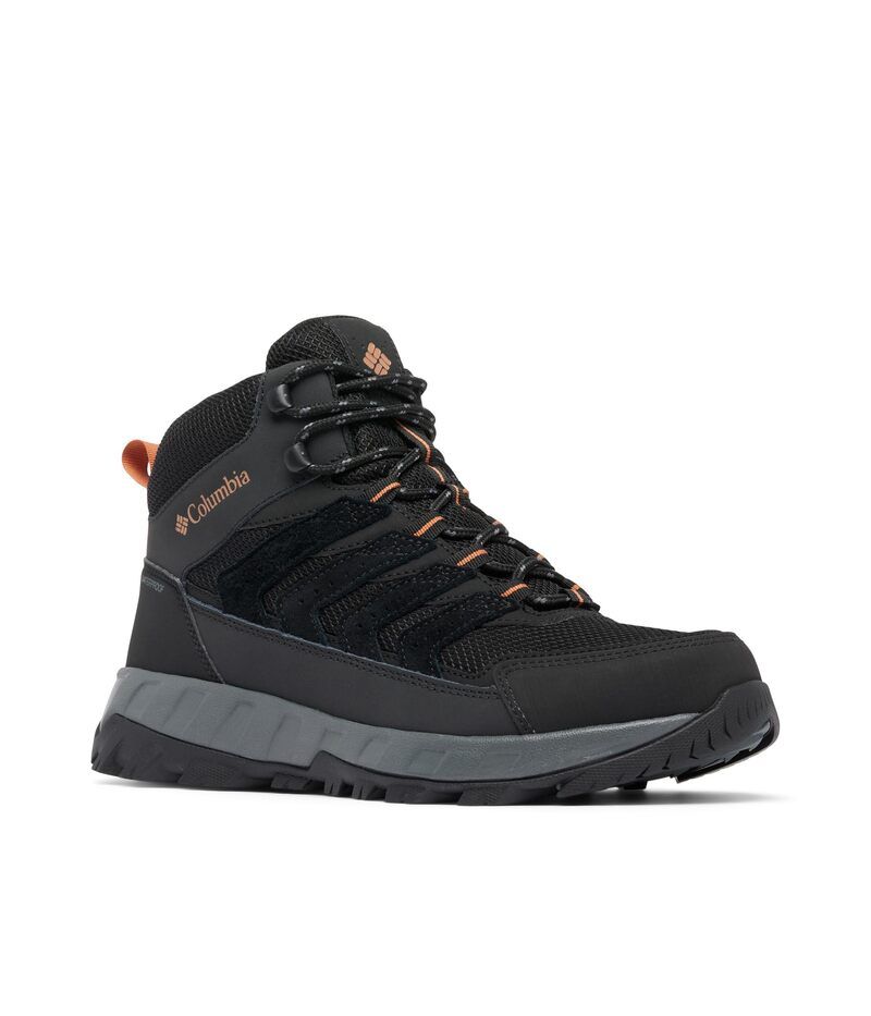 コロンビア メンズ シューズ ブーツ・レインブーツ Columbia Strata Trail Mid Wp BlackOwl ブラック