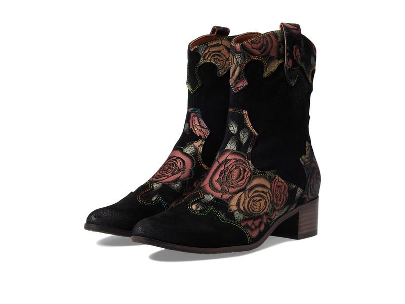 スプリングステップ レディース シューズ ブーツ・レインブーツ LArtiste by Spring Step LadyluckShine Dark Red Multi レッド