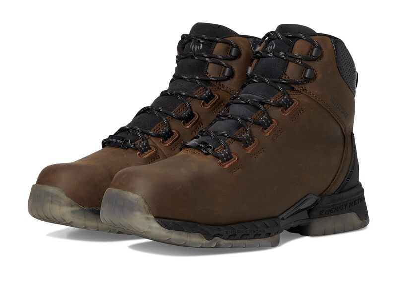 ウルヴァリン メンズ シューズ ブーツ・レインブーツ Wolverine I90 Rush Max 6 CarbonmaxR Work Boot Dark Coffee コーヒー