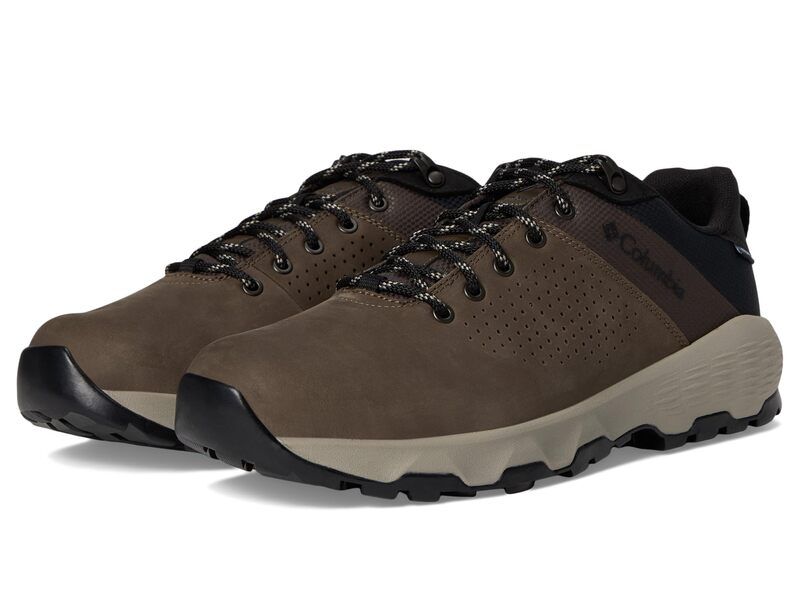 コロンビア メンズ シューズ ブーツ・レインブーツ レザー Columbia Newton Nimble Leather TundraBlack ブラック