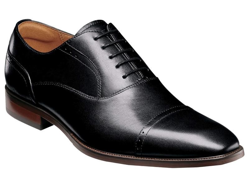 フローシャイム メンズ シューズ オックスフォード キャップ Florsheim Sorrento Cap Toe Oxford Black Smooth ブラック