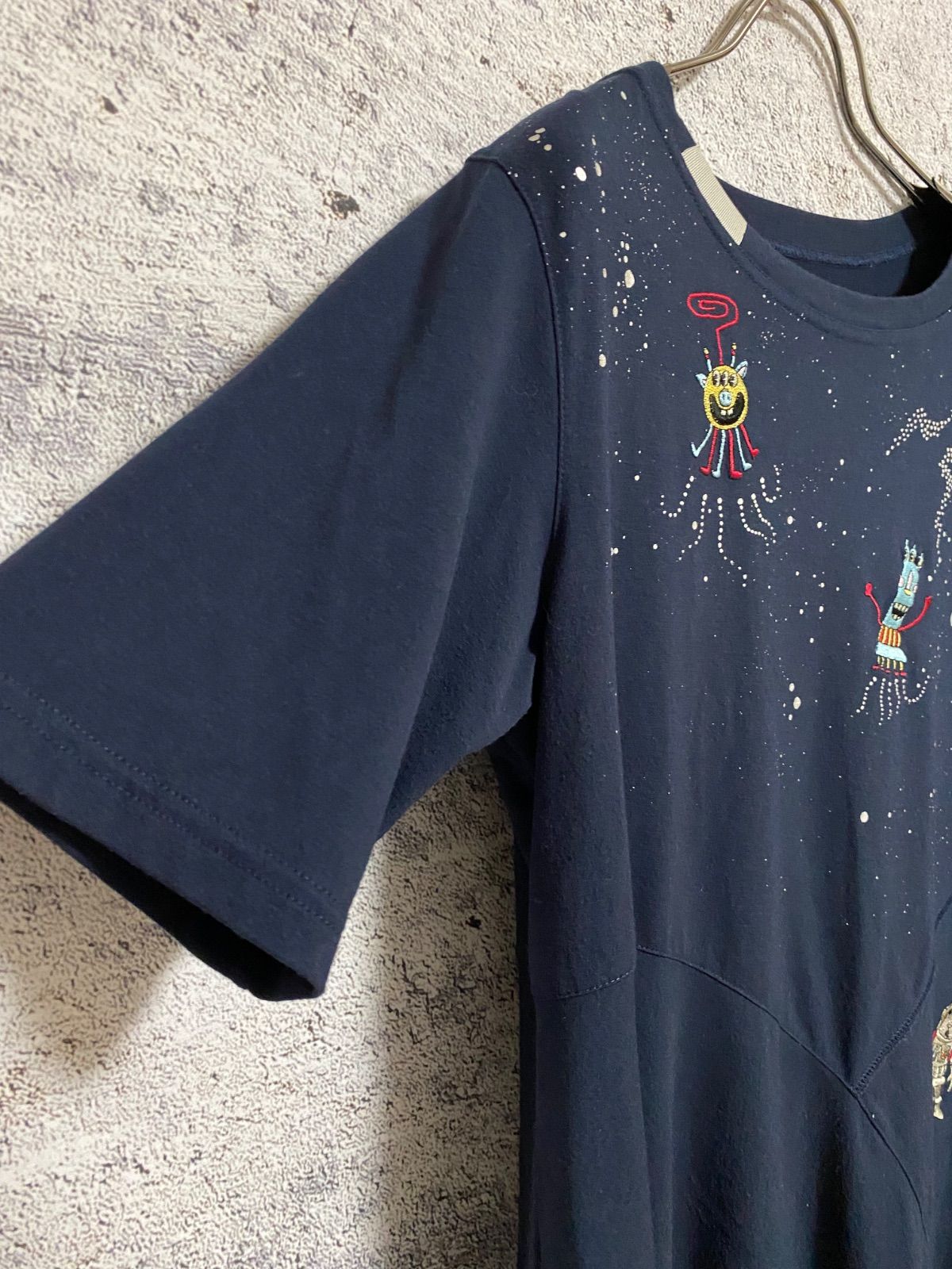 アルベロベロ オレボレブラ 宇宙モチーフ刺繍半袖チュニック - メルカリ