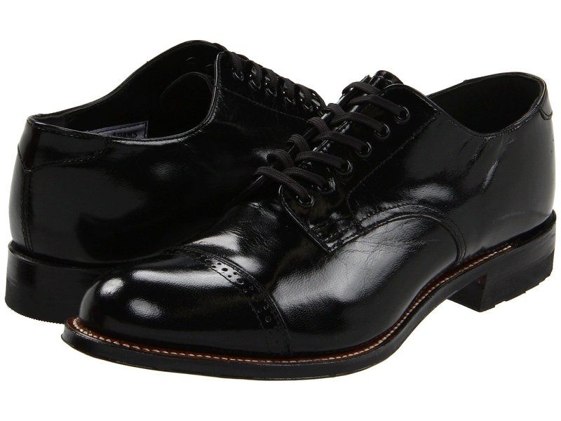 ステイシーアダムス メンズ シューズ オックスフォード キャップ Stacy Adams Madison Cap Toe Black ブラック