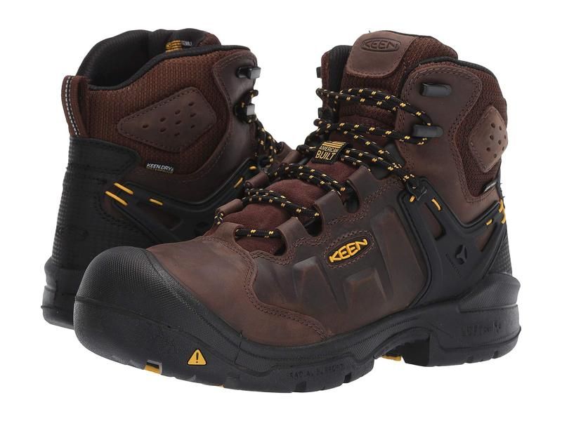 キーン メンズ シューズ ブーツ・レインブーツ KEEN Utility 6 Dover WP Dark EarthBlac