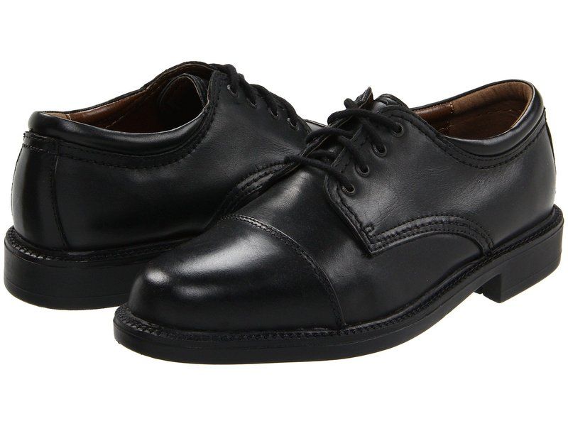 ドッカーズ メンズ シューズ オックスフォード キャップ Dockers Gordon Cap Toe Oxford Black Polished ブラック