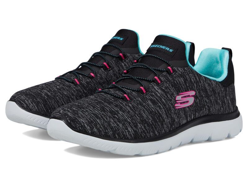 スケッチャーズ レディース シューズ スニーカー SKECHERS Summit Quick Getaway BlackLight Blue ブラック