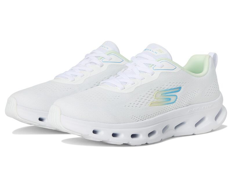 スケッチャーズ レディース シューズ スニーカー Tシャツ SKECHERS Performance Go Walk Glide Step 20 Kristee WhiteBlue ホワイト