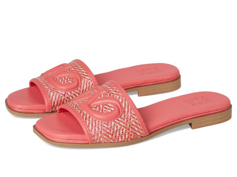 ナチュライザー レディース シューズ サンダル Naturalizer Genevieve2 Sunset Coral Pink Woven Leather ピンク