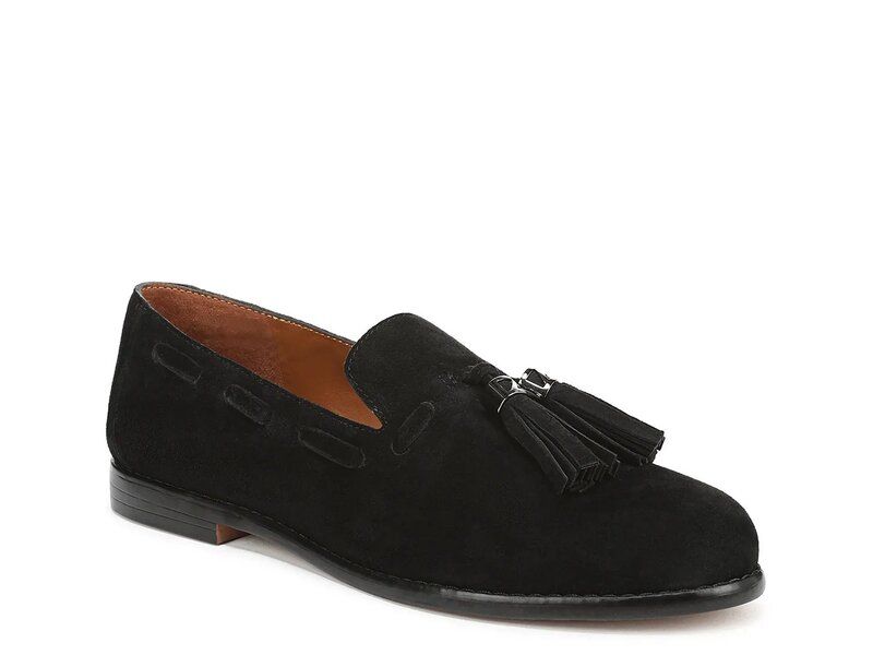 フランコサルト レディース シューズ スリッポン・ローファー Franco Sarto Hartlie Loafer Black Suede ブラック