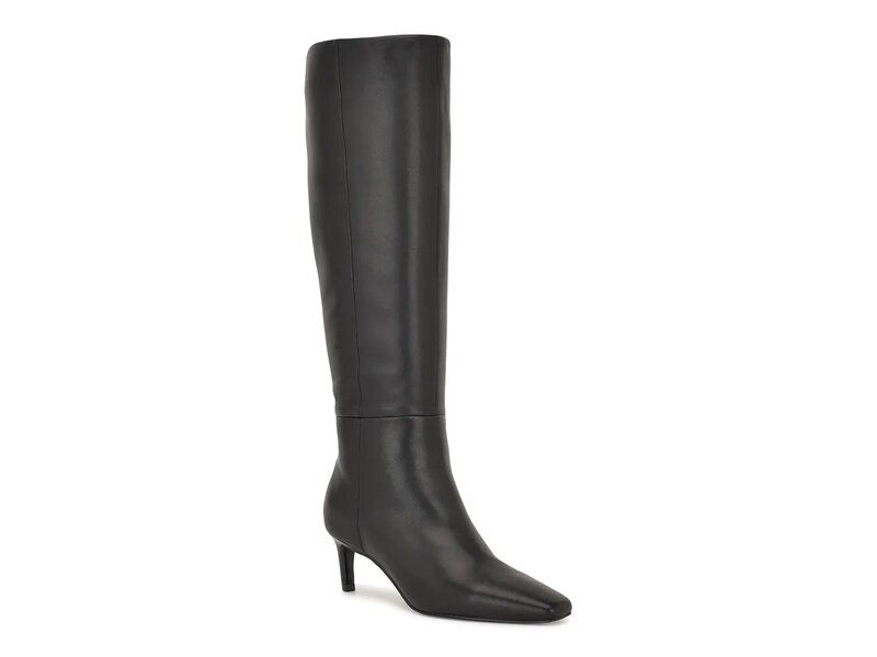 ナインウェスト レディース シューズ ブーツ・レインブーツ Nine West Caddy Boot Black Leather ブラック