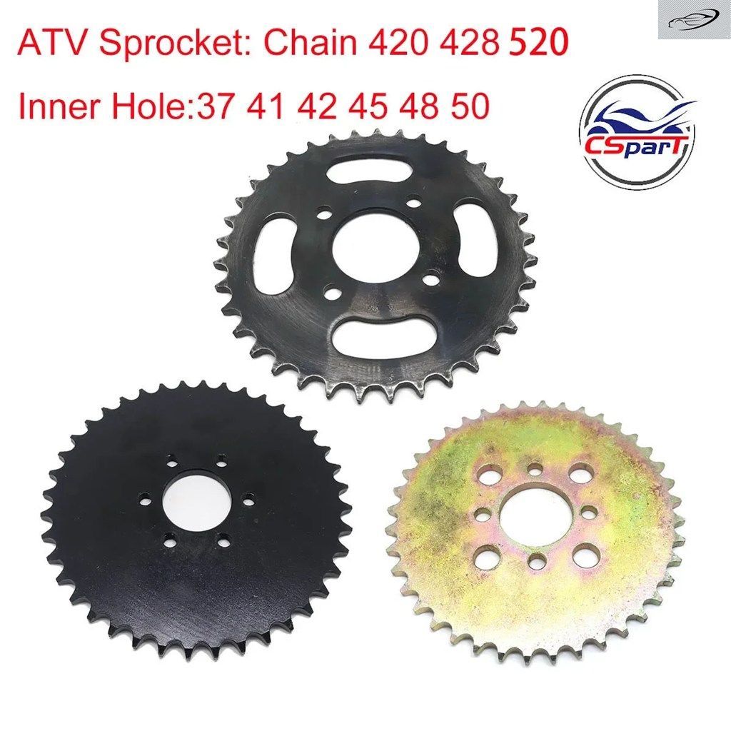 420 428 520 25T 30T 32T 33T 37T 39T 40T 48T リアスプロケット ATV クワッド ダート ピット ポケット バイク チョッパー