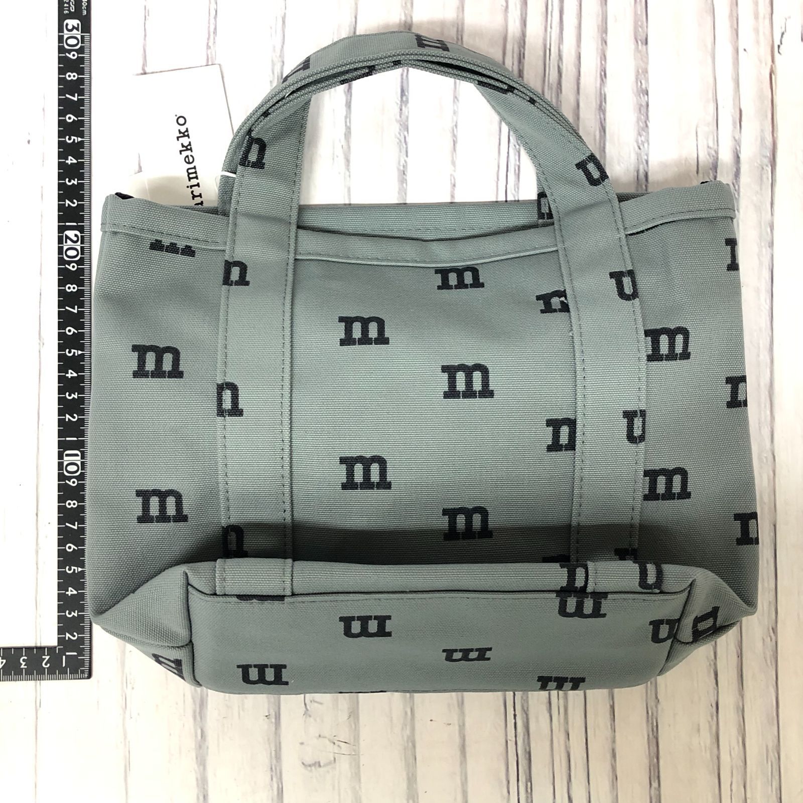 m001L X(80) 未使用 marimekko マリメッコ ロゴマニア トートバッグ 