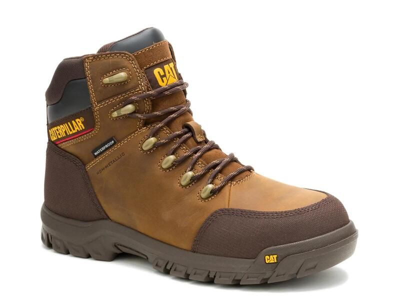 キャタピラー メンズ シューズ ブーツ・レインブーツ Caterpillaresorption Waterproof Work Boot Mens Brown ブラウン