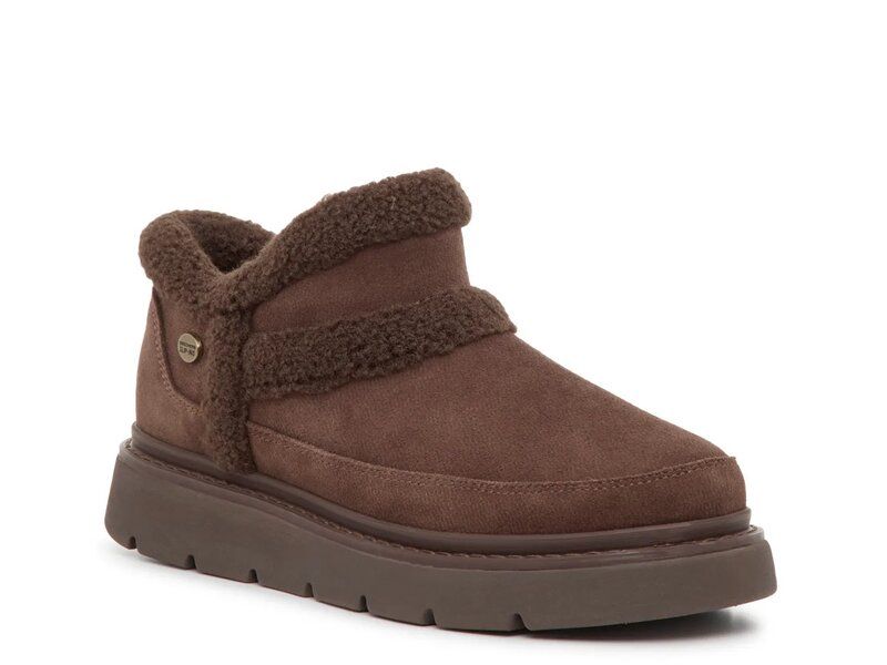 スケッチャーズ レディース シューズ ブーツ・レインブーツ Skecherslipins BOBS Keepsakes Lite Winter Snug Bootie Dark Brown ブラウン