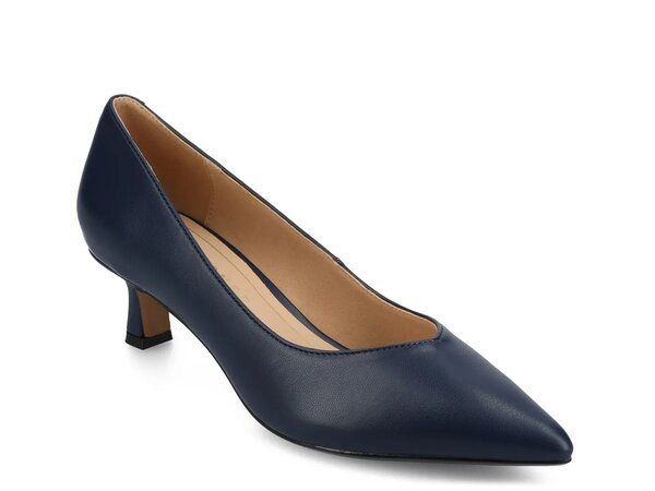 ジャーニー レディース シューズ パンプス Journee Pammie Pump Navy ネイビー