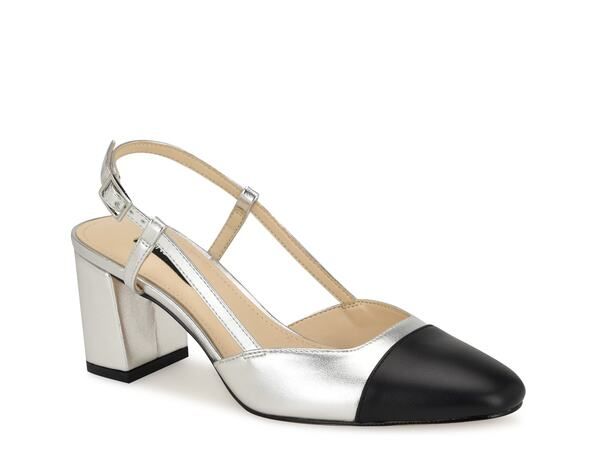 ナインウェスト レディース シューズ パンプス Nine West Unda Pump Silver MetallicBlack ブラック