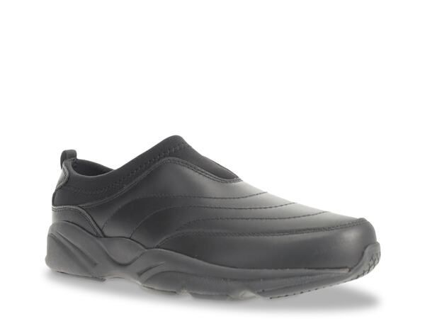 プロペット メンズ シューズ スリッポン・ローファー Propet Stability Work SlipOn Black ブラック