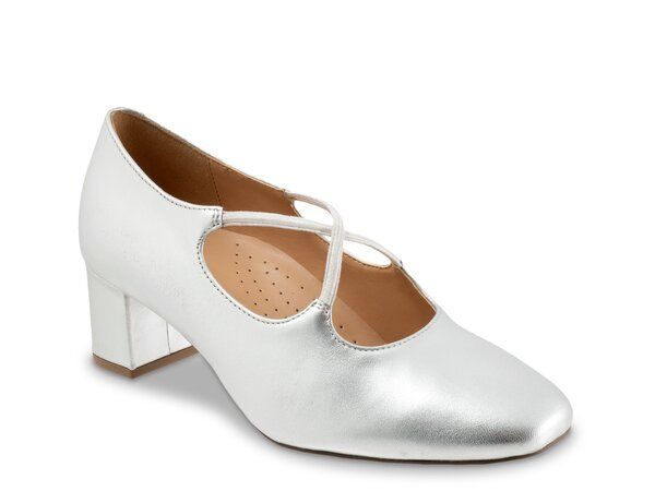 トロッターズ レディース シューズ パンプス Trotters Demi Pump Silver Metallic シルバー