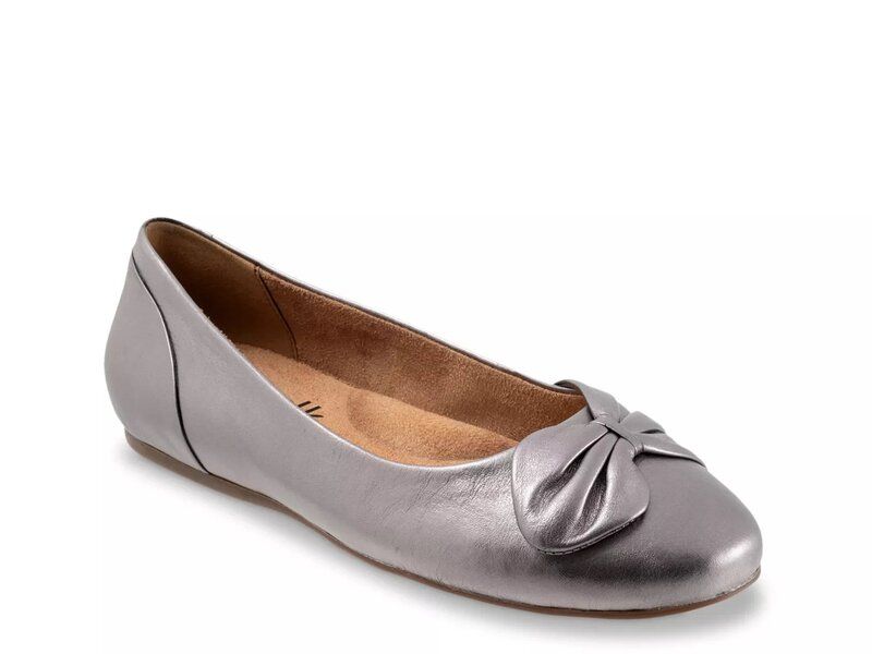 ソフトウォーク レディース シューズ パンプス Softwalk Sofia Ballet Flat Pewter ピューター