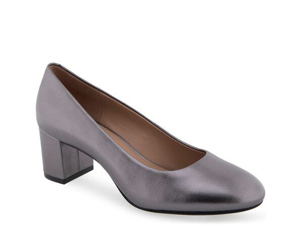 エアロソールズ レディース シューズ パンプス Aerosoles Ebel Pump Gunmetal Metallic Leather メタリック