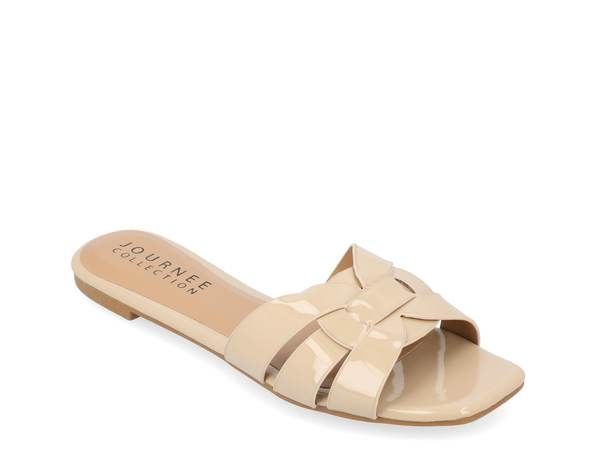 ジュルネ コレクション レディース シューズ サンダル Journee Collection Arrina Slide Sandal Womens Taupe トープ