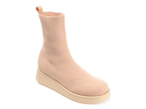 ジュルネ コレクション レディース シューズ ブーツ・レインブーツ Journee Collection Ebby Wedge Bootie Tan タン