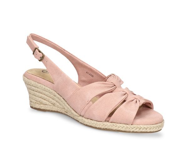 ベラヴィータ レディース シューズ サンダル Bella Vita Cheerful Espadrille Wedge Sandal Blush ブラッシュ