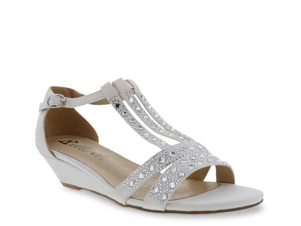 ベリーニ レディース シューズ サンダル Bellini Laaris Wedge Sandal White ホワイト