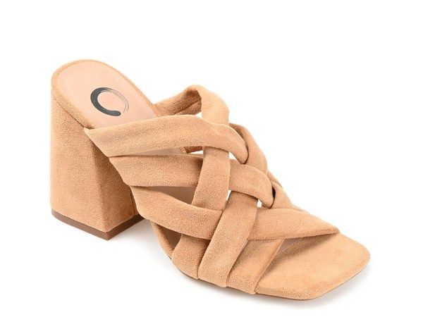 ジュルネ コレクション レディース シューズ サンダル Journee Collection Dorisa Slide Sandal Tan タン