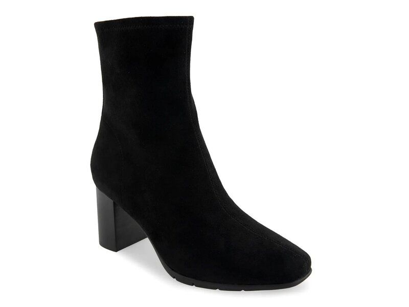 エアロソールズ レディース シューズ ブーツ・レインブーツ Aerosoles Miley Bootie Black Soft Fabric ブラック