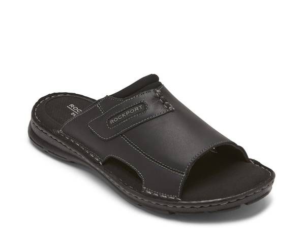 ロックポート メンズ シューズ サンダル Rockport Darwyn Sandal Black ブラック