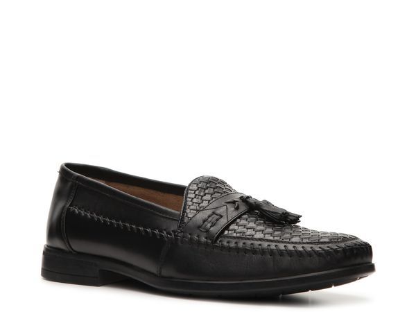 ノンブッシュ メンズ シューズ スリッポン・ローファー Nunn Bush Strafford Tassel Loafer Black ブラック
