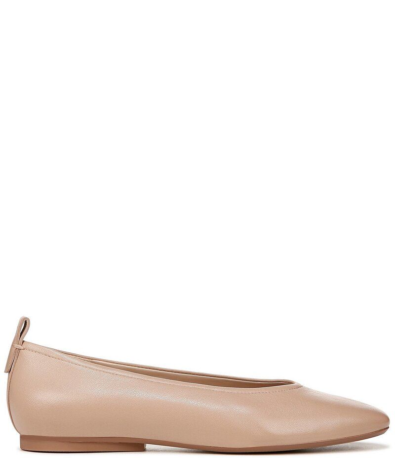 ナチュライザー レディース シューズ パンプス レザー Naturalizer 27 EDIT Carla Leather Square Toe Casual Ballet Flats Creme Brulee