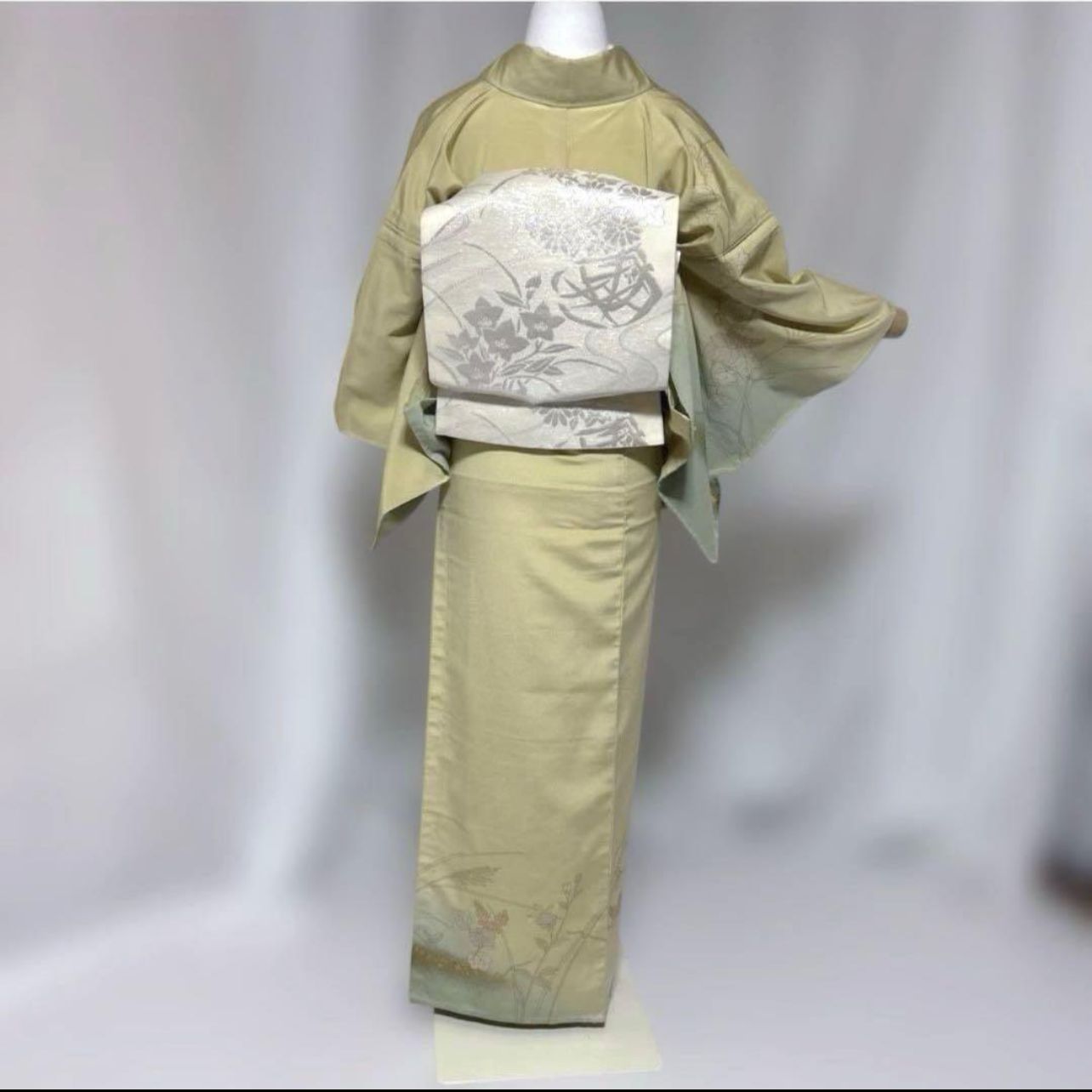 単衣訪問着フルセット 正絹 女郎花色 涼やか夏コーデ 美品 - メルカリ