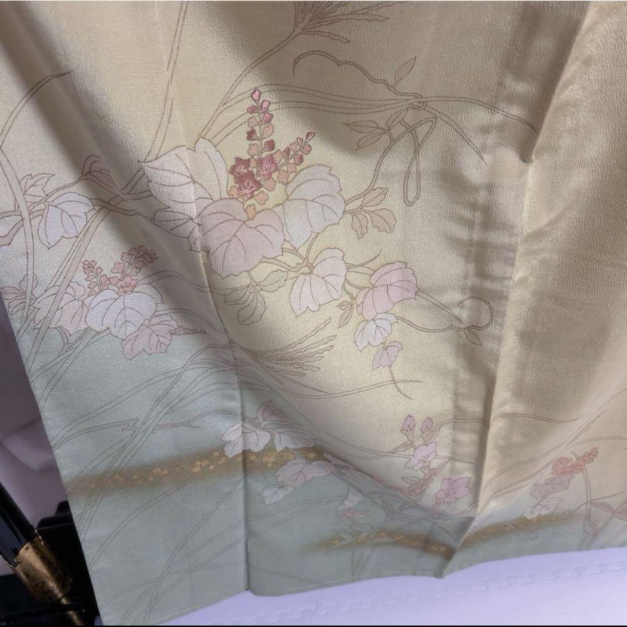 単衣訪問着フルセット 正絹 女郎花色 涼やか夏コーデ 美品 - メルカリ