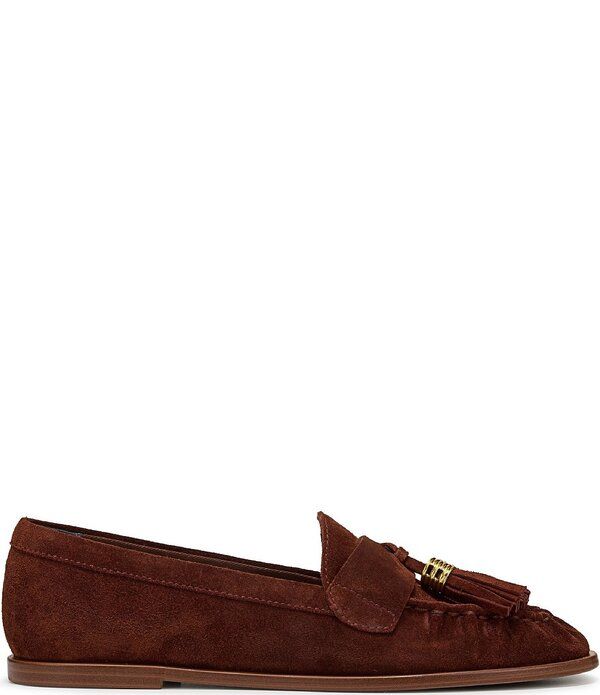 フランコサルト レディース シューズ パンプスエード ローファー Franco Sarto Carita Suede Tasseloafers Dark Brown ブラウン